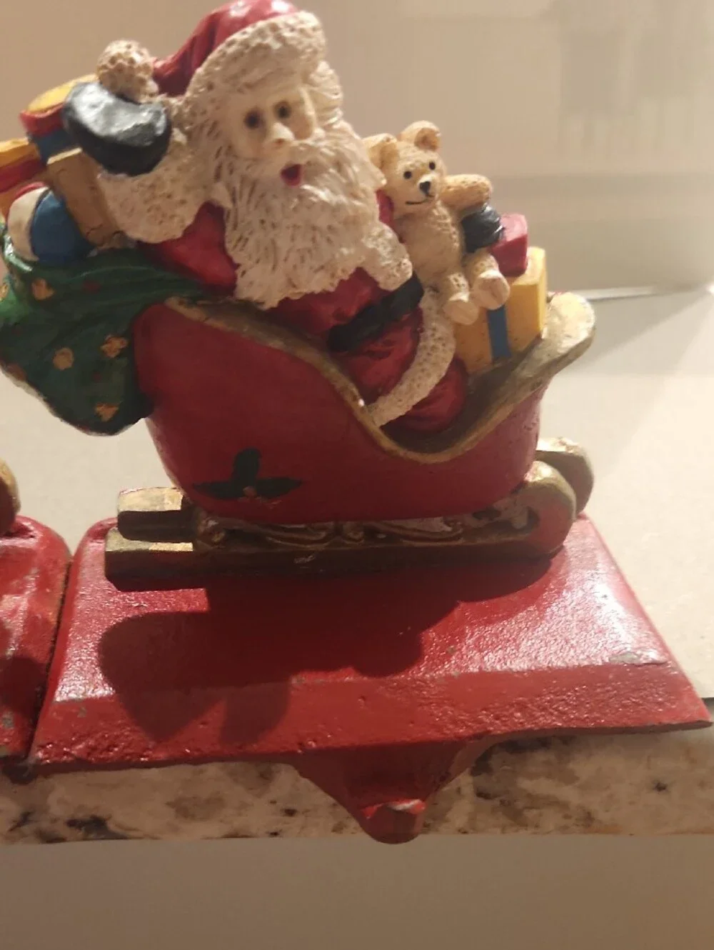 Vintage Cast Iron stocking holders